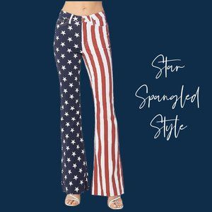 SALE! American Flag Print Flare Jeans by Judy Blue